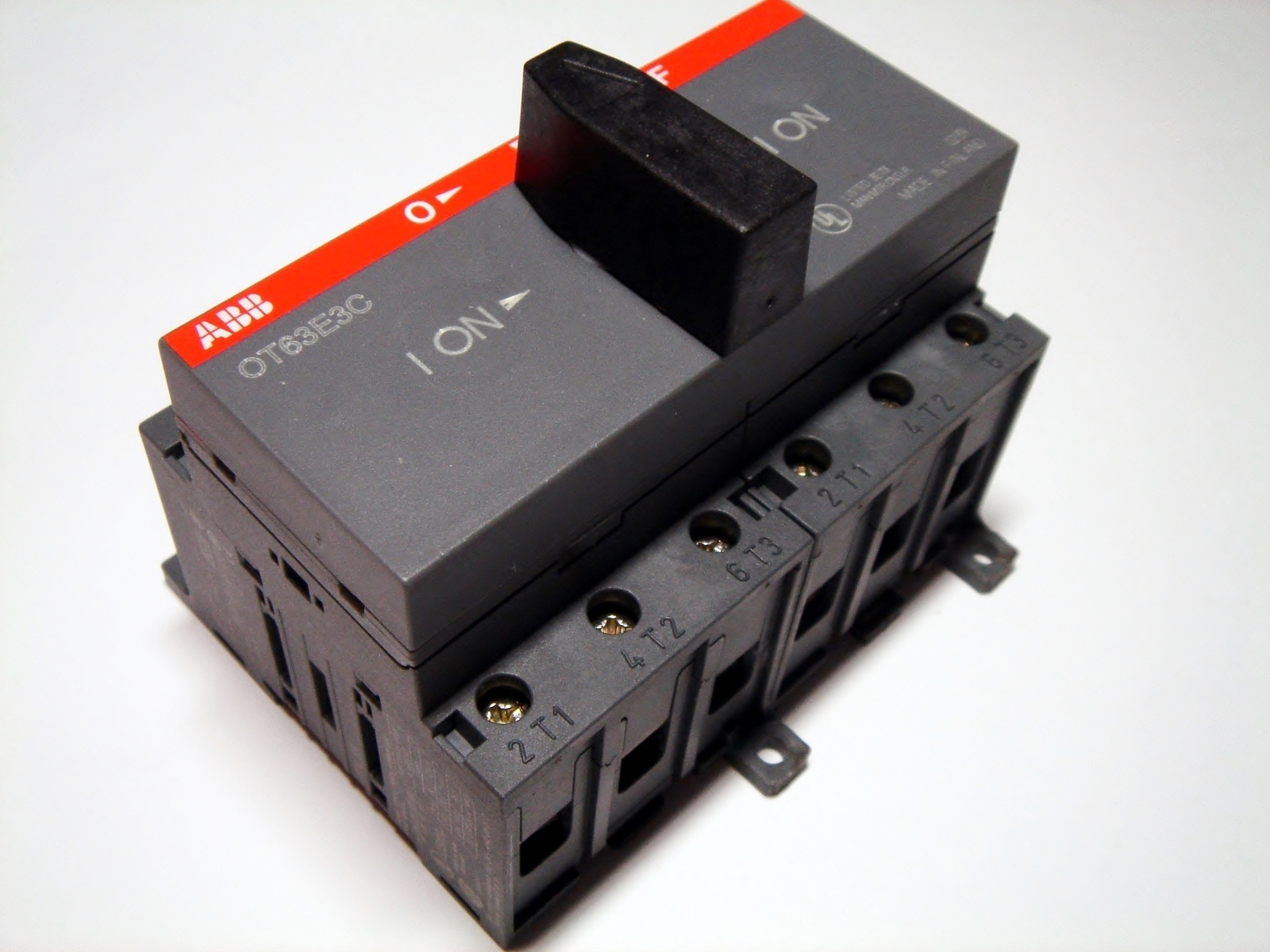Модульный шаговый переключатель 3-фазный 80A, OT63E3C, ABB, 3ф ...
