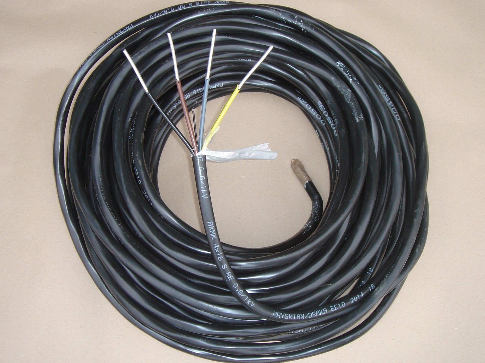 Алюминиевый земляной кабель AXPK 4 x 16 мм², AXMK 4x16 мм2, 4x16 мм .