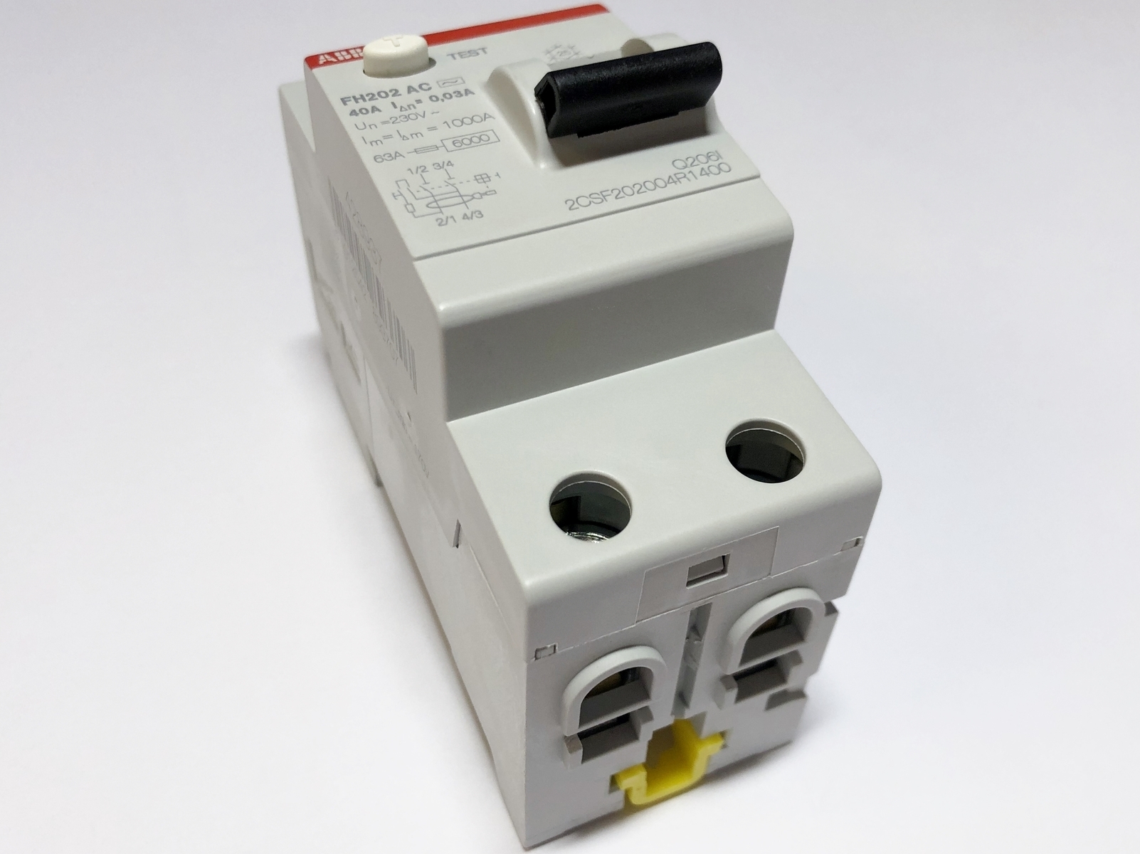 Aвтомат тока утечки 1-фазный 40A - 14 €, ABB, 30мA(0,03A), FH202 AC-40/0,03, 2CS