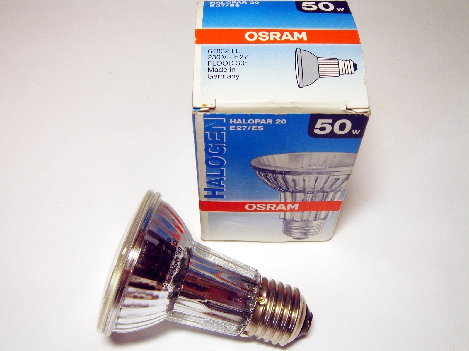 Halogeenlamp 50W 230V Osram Halopar 20 Alu 64832 FL 406824 50