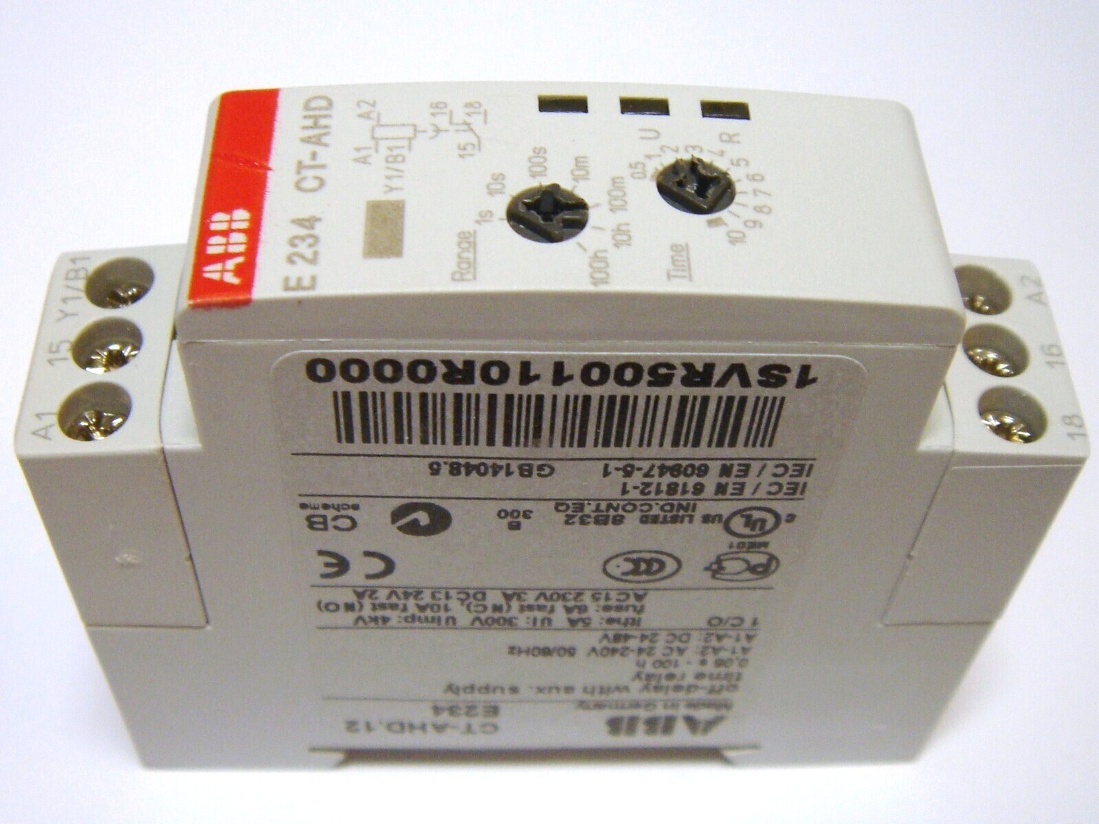 Abb e234 ct ahd схема подключения реле времени
