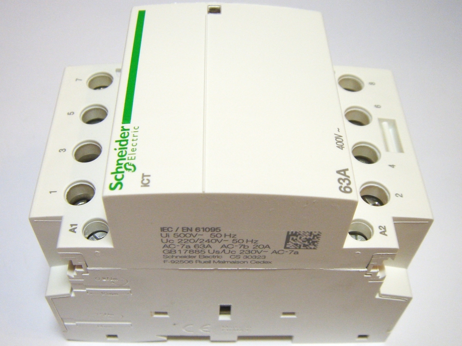 Модульный контактор 3-фазный 63A(43кВт) - 28€, A9C20864, Schneider .