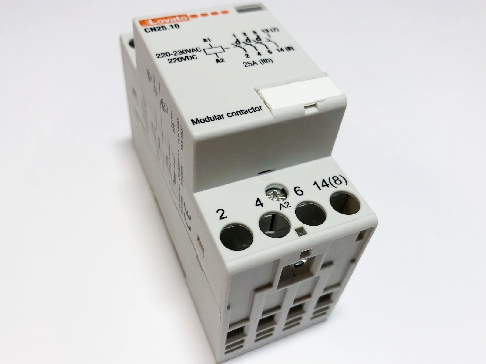 Модульный контактор 3-фазный 25A(16кВт) - 15€, CN25.10, Lovato, CN25 10 .