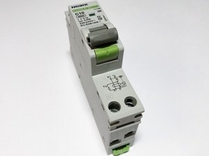  
	Aвтомат тока утечки с автоматическим выключателем 1-фазный C 10A, 30мA(0,03A), Ex9NLE EL, Noark, 111168 
