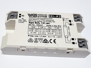 
	Elektrooniline drossel 1×13/14/18/21 W, ELXs 121.901, Vossloh Schwabe, 188663 
