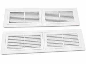  
	Kahepoolne ventilatsiooniukserest 382×104×20 mm, Vents, MV380/2S 
