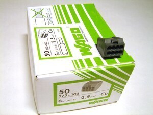 Клеммы Wago 8 x 1-2,5 мм², 273-103
Клеммы Wago 8 x 1-2,5 мм², 273-103