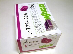  
	Ostan Wago klemme 6 x 2,5 mm² 
