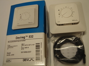  
	Ostan termostaate Devireg™ 532 (15А) 3450 W. 
