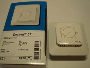  
	Ostan termostaate Devireg™ 531 (15А) 3450 W. 
