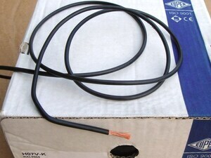  
	Медный провод 6 мм², H07V-K, чёрный, Top Cable 
