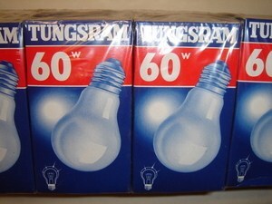  
	Оstan hõõglampe 60 W, Philips, Osram, General Electric, Tungsram, Sylvania 
