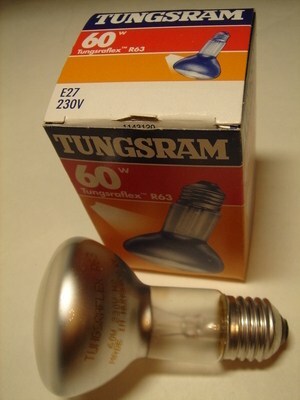  
	Оstan tagapeegelhõõglampe 60 W, Philips, Osram, General Electric, Tungsram, Sylvania 
