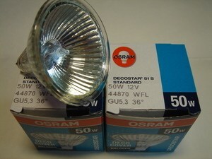  
	Оstan halogeenlampe 50 W, 12V, Philips, Osram, General Electric, Tungsram, Sylvania 
