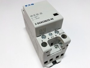 Модульный контактор 3-фазный 25A(17кВт), Z-SCH230/25-40, Eaton, 248847
Модульный контактор 3-фазный 25A(17кВт), Z-SCH230/25-40, Eaton, 248847