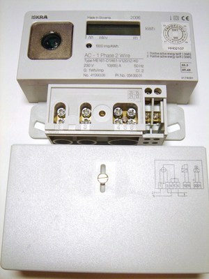  
	Электросчётчик 1-фазный 2-тарифный 10-65A, ME161-D1A51-V12G12-K0, Iskra 
