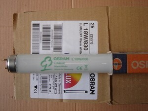  
	Люминесцентная лампа 18 Вт, L18W/830, Osram Lumilux T8, 517810 
