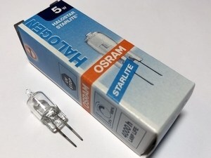  
	Галогенная лампочка 5Вт, 12B, Osram Halostar Starlite, 64405 S, 335032 
