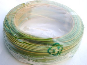  
	Vask juhe 2,5 mm², kolla-roheline, plank 
