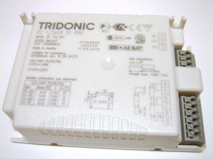  
	Elektrooniline drossel 1x18 W või 2x18 W, Tridonic PC 1/2x18 TC PRO, 22176407 
