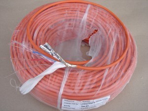  
	Пожаростойкий кабель 2 x 1 + 0,8 мм², JE-H(St)H FE180/E90 
