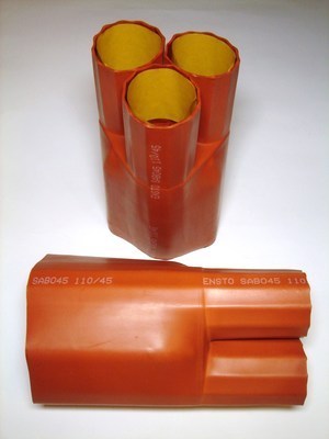  
	Termokahanev sõrmik 3-haruline 3x(240-300mm²), SABO45, 3x110/45, Ensto 
