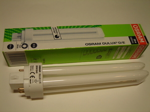  
	Оstan kompakt-luminofoorlampe 26 W, 4-PIN, Philips, Osram, General Electric, Tungsram, Sylvania 

