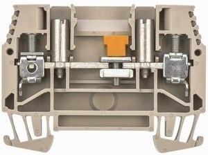  
	Измерительная клемма 6 мм², бежевая, Weidmüller, WTL 6/1/STB, 1016900000 

