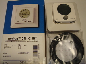  
	Ostan termostaate Devireg™ 550 (16А) 3600 W. 
