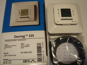 
	Ostan termostaate Devireg™ 535 (15А) 3450 W. 
