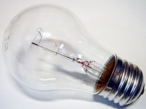  
	Лампа накаливания 60 Вт, Iskra A55, прозрачная 
