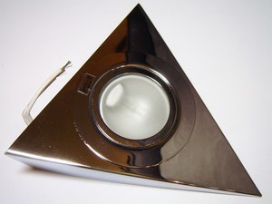  
	Треугольный галогеновый мебельный светильник 12В, Kanlux, Zepo LFD-T02-C, цвет хром, 04380 
