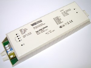  
	Электронный  LED  трансформатор 150Вт, 48-215В, 700мА или 48-375В, 400мА, Vossloh Schwabe, ECXd 700.023, 186202 
