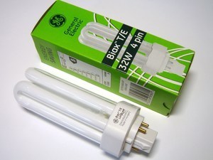  
	Компактная-люминесцентная лампа 32 Вт, F32TBX/840/A/4P/EOL,  4-PIN , General Electric, 39380 
