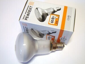  
	Лампа накаливания зеркальная 60 Вт, Lighton, Reflect R50 
