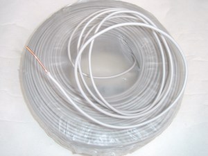  
	Медный провод 1,5 мм², серый 
