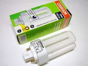  
	Kompakt-luminofoorlamp 13 W, Osram Dulux T/E Plus 13W/830/GX24q-1,  4-PIN , 446981 
