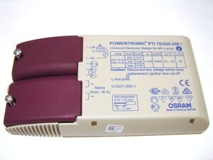  
	Ostan elektroonilisi ballaste 70 W 
