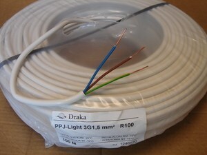  
	Ostan vaskkaablit 3 G 1,5 mm² 
