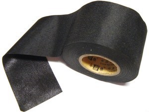  
	Текстильная изоляционная лента 50ммx25м, чёрная 
