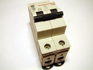  
	Модульный автоматический выключатель 2-фазный, C 40A, General Electric, G102C40, 674899 
