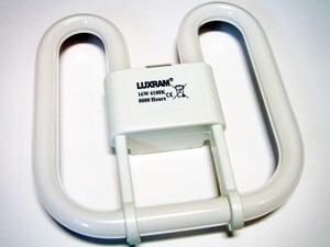  
	Компактная-люминесцентная лампа 16 Вт, Luxram, 16W/GR8,  2-PIN , 368450016 
