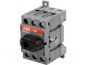  
	Модульный поворотный выключатель 3-фазный 25A, OT16F3, ABB, 1SCA104811R1001 
