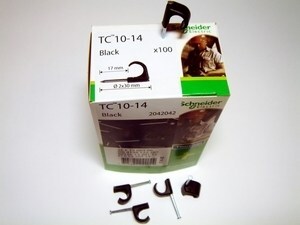  
	Kaablikinnitus naelklambrid TC 10-14, Schneider Electric, 2042042 
