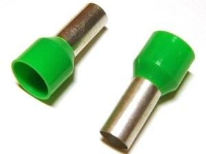  
	Изолированная гильза 16мм², зелёная, Würth 
