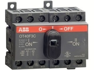 Модульный шаговый переключатель 3-фазный 40A, OT40F3C, ABB, 1SCA104913R1001
Модульный шаговый переключатель 3-фазный 40A, OT40F3C, ABB, 1SCA104913R1001