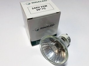  
	Halogeenlamp 25W,  240V , 30°, Rinaldo 
