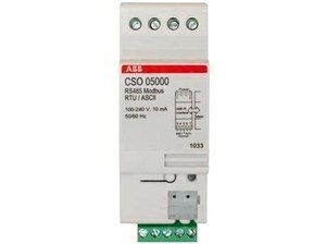  
	Moodulelektriarvestite ABB näitude kauglugemissüsteem RS485 Modbus RTU/ ASCII Adapter, CSO 05000, 2CMA137124R1000 
