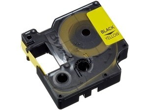  
	Термоусадочная трубка для принтера, 19мм х 1,5м, желтая трубка/чёрный шрифт, Dymo 3M, PLHS-YEL-19 
