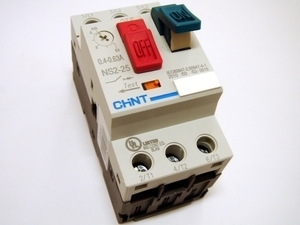  
	Aвтомат защиты электродвигателя 3-фазный 0,4-0,63A, Chint, NS2-25 

